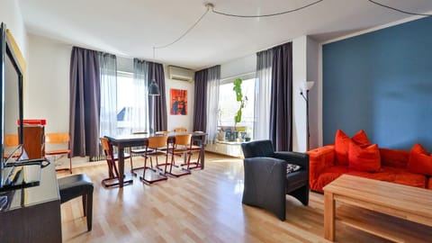 Living room, Seating area, Dining area