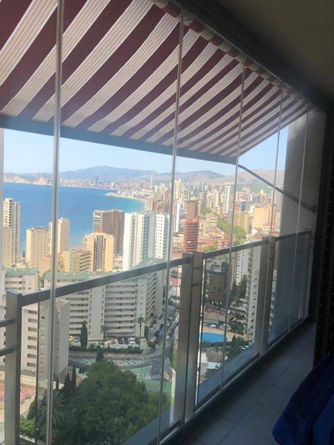 View (from property/room), Balcony/Terrace, City view, Mountain view, Sea view