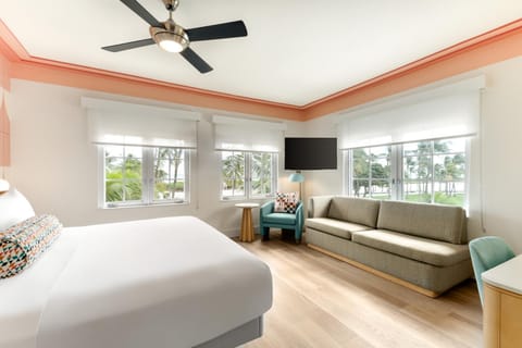 Bed, TV and multimedia, View (from property/room), Living room, Photo of the whole room, Seating area, Bedroom