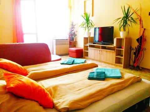 Bed, TV and multimedia, Bedroom