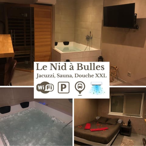 Bed, Hot Tub, Sauna