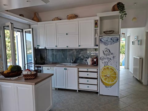 Kitchen or kitchenette, dishwasher, oven, stove