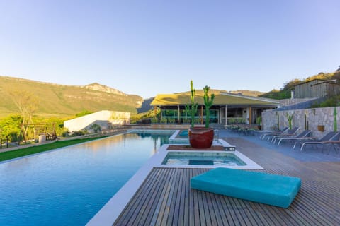 Swimming pool, Sunset