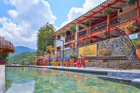 Day, Natural landscape, Balcony/Terrace, Mountain view, Pool view, Swimming pool, Swimming pool