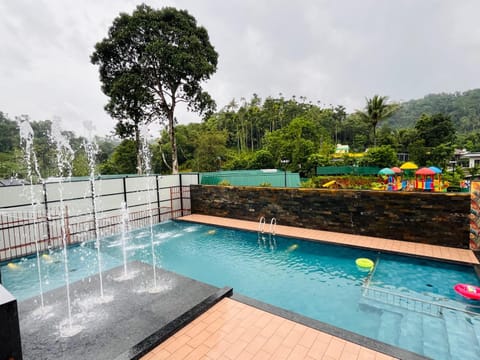 Natural landscape, Mountain view, Pool view, Swimming pool