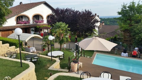 Property building, Pool view