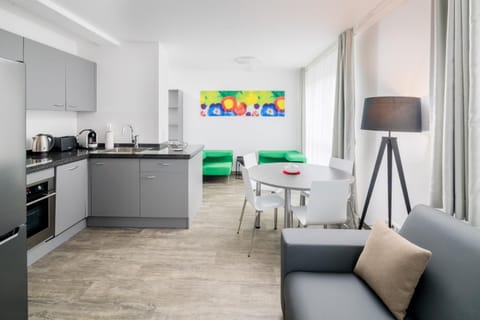 Kitchen or kitchenette, Living room, Dining area, kitchen