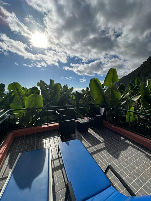 Natural landscape, sunbed