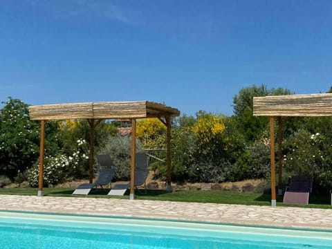 Spring, Garden, Garden view, Pool view, Swimming pool, sunbed