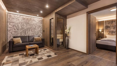 Sauna, Living room, Spa and wellness centre/facilities, Seating area