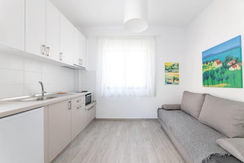 Kitchen or kitchenette, Living room