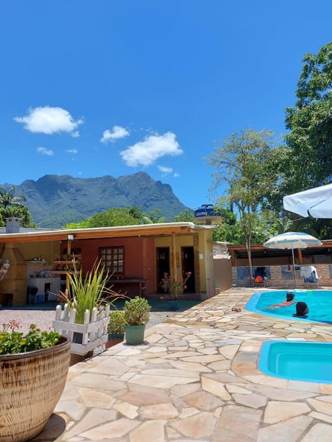 Patio, Natural landscape, Mountain view, Pool view, Swimming pool