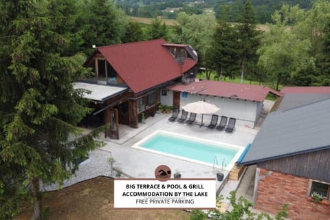 Property building, Day, Natural landscape, Pool view, Swimming pool, sunbed