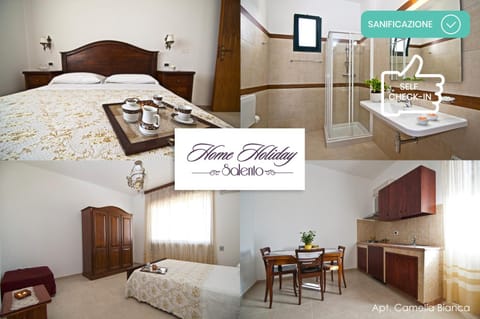 Kitchen or kitchenette, Logo/Certificate/Sign, Bedroom, Text overlay