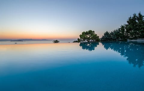 Sea view, Swimming pool, Sunset