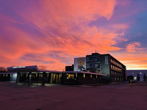 Property building, View (from property/room), Sunset