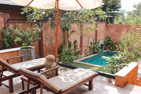 Patio, Garden view, Pool view