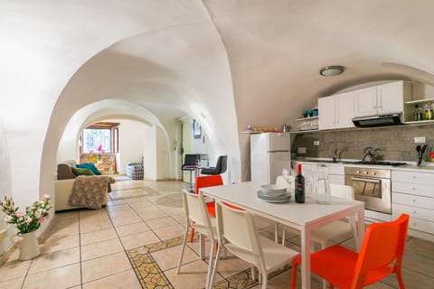 Kitchen or kitchenette, Living room, Dining area