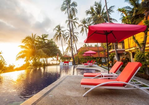 Pool view, Sea view, Swimming pool