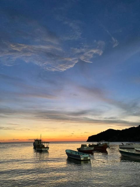 Natural landscape, Sea view, Sunset