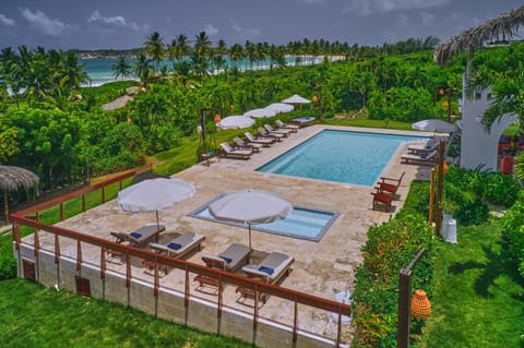 Natural landscape, Pool view, Swimming pool, sunbed