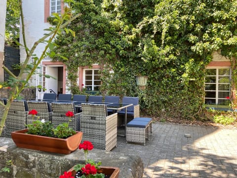 Property building, Patio, Spring, Day