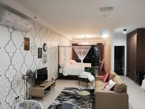 Living room, Bedroom