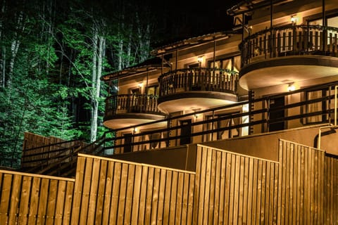 Property building, Night, View (from property/room), Balcony/Terrace
