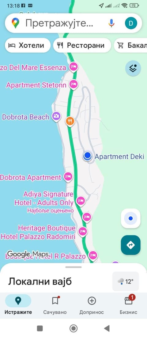 Apartment Deki studio 1 Apartment in Dobrota