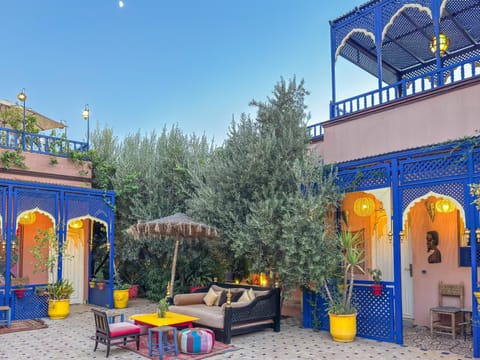 Patio, Seating area, Garden view
