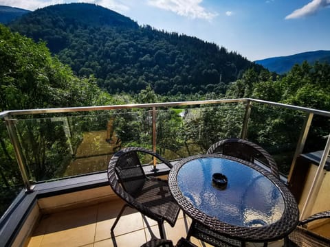 Balcony/Terrace, Seating area, Mountain view