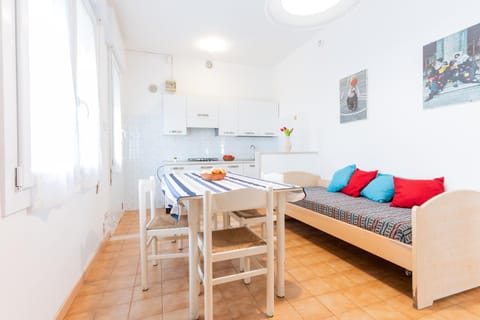 Kitchen or kitchenette, Living room, Dining area