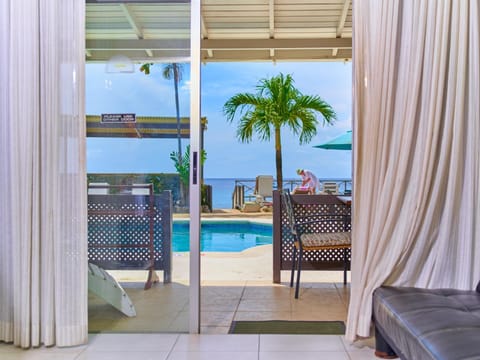 Pool view, Sea view, Swimming pool