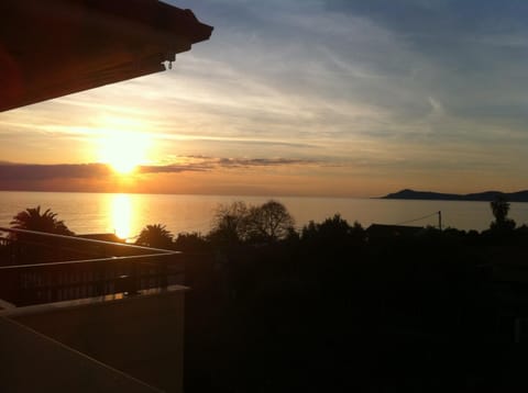 Summer, Balcony/Terrace, Sea view, Sunset