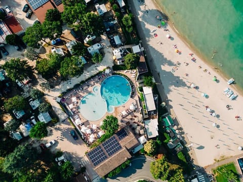 Bird's eye view, Beach, Swimming pool