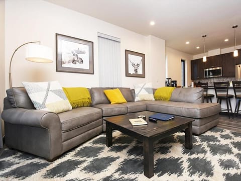 Kitchen or kitchenette, Living room, Seating area, furniture