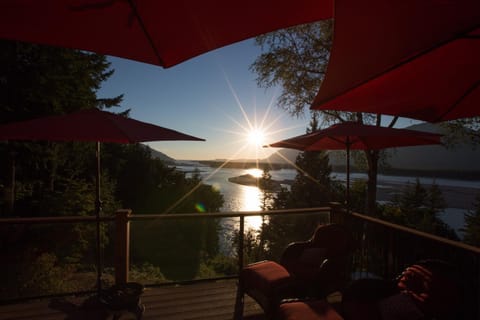 Mountain view, River view, Sunset