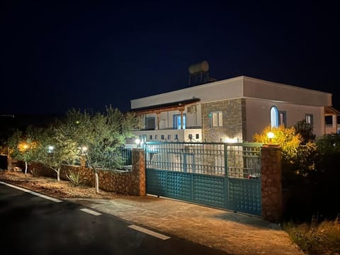 Property building, Night, Garden, Parking