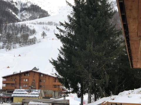 Property building, Winter, Mountain view