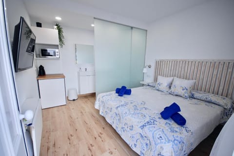 Communal lounge/ TV room, Bed, TV and multimedia, Photo of the whole room, Bedroom