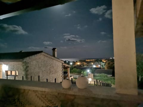 Night, View (from property/room), Balcony/Terrace