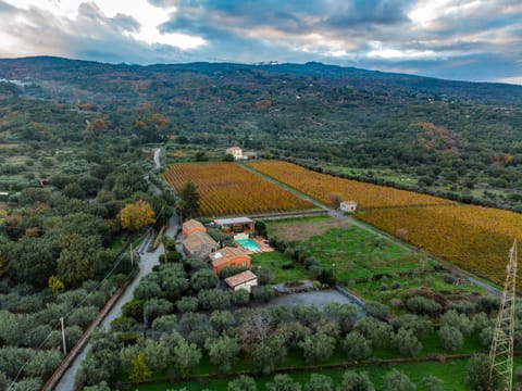 Nearby landmark, Natural landscape, Bird's eye view, Mountain view