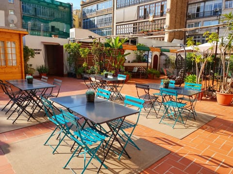 Property building, Patio