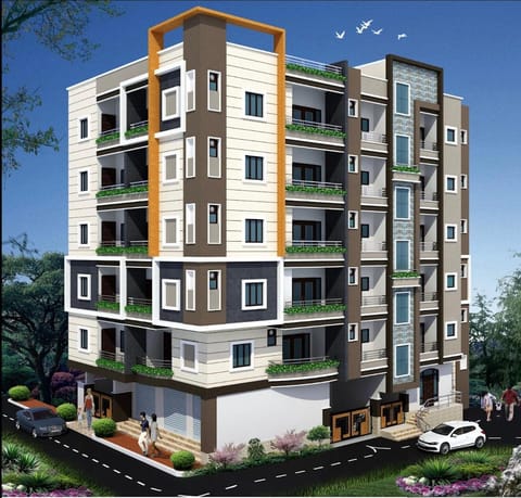 Property building, Day, City view, Street view, Location, Parking