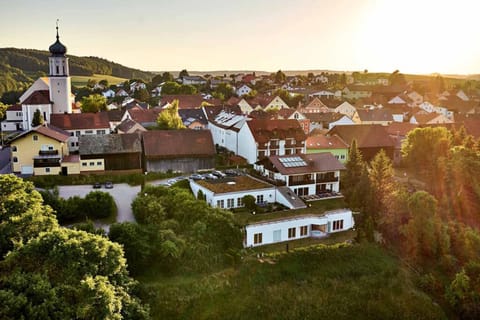 Neighbourhood, Bird's eye view, Sunset