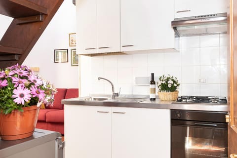 Living room, kitchen