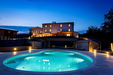 Property building, Swimming pool, Swimming pool, Sunset
