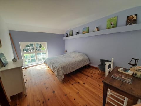 Les Ecuries du Château Docked boat in Normandy