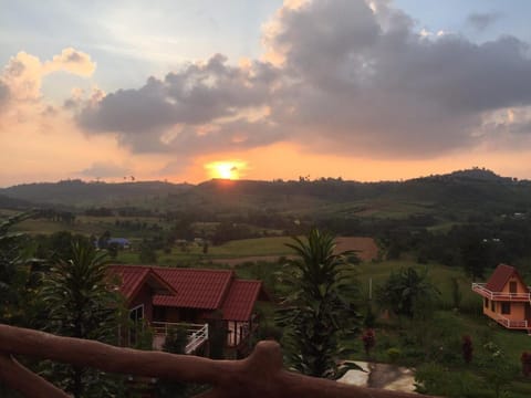 Day, Natural landscape, Mountain view, Sunset