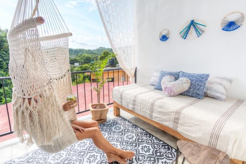 Bed, Day, View (from property/room), Balcony/Terrace